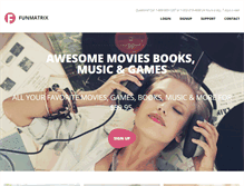 Tablet Screenshot of funmatrix.net